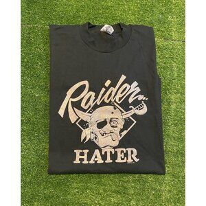 Vintage Oakland Raiders shirt mens extra large black silver Y2K football NFL T